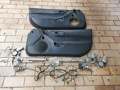 $449 • Buy @RARE@ Pair Set Door Card Panel Power Window Honda CRX Del Sol EG1 EG2 EH6 92-98