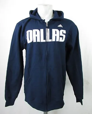 Dallas Mavericks NBA Adidas Men's Full-Zip Hooded Sweatshirt (Flawed) • $19.99