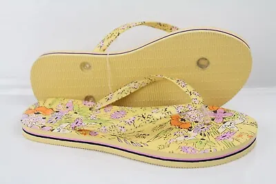 Vera Bradley Women's Flip Flop Sandals Size Small 5-6 Sunlit Gardens • $21.24