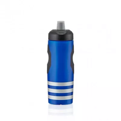 Adidas 600ml Performance Water Bottle Screw Cap Training Hydration Sports Blue • $27