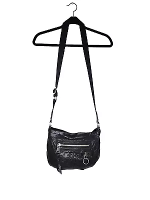 L.A.M.B Gwen Stefani Black Leather Crossbody Shoulder Bag Supple Leather S/M • $88