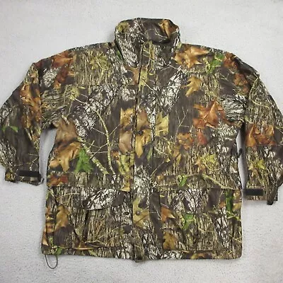 Cabela's Mens White Tail Mossy Oak Break Up Camo Jacket Size 2XL Gore Tex • $79.98