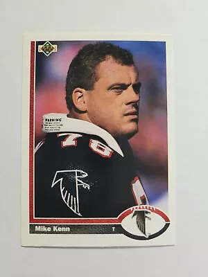 Mike Kenn 1991 Upper Deck Football Card # 42 D9346 • $1.49