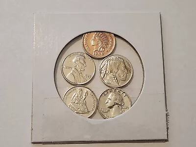 Miniature U.S. Novelty Coins - Shrinking Value Inflation Chump Change -5 Coins • $5.95