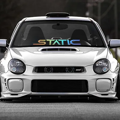  Static Windshield Window Car Decal Sticker Banner Graphics Vinyl JDM Stance  • $30.76