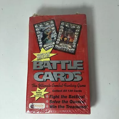 Merlin Collections 1993 Battle Cards Combat Fantasy Game Sealed Box Packs D3 • $16.99