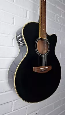 Yamaha Compass Series Cpx700 Bl Black Electro Acoustic Guitar • £449.99
