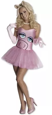 Miss Piggy The Muppets Pink Dress Adult Large Women’s Dress Costume • $19.95