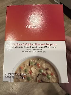 Optavia Wild Rice  & Chicken Flavored Soup Mix 7 Packets - New - Exp 6/24 • $39.88