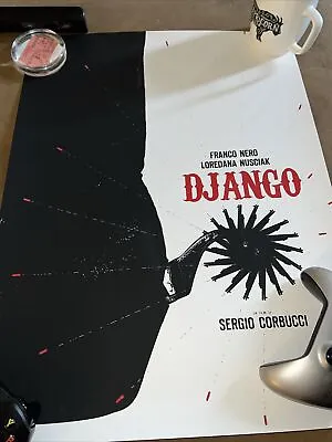 Jay Shaw Iron Jaiden Django Mondo Silkscreen Film Poster Ltd Edition Signed • $45