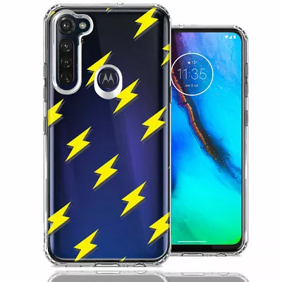 For Motorola Moto G Stylus Electric Lightning Bolts Double Layer Phone Case • $11.96
