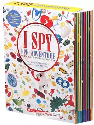 I SPY: 10 Book Box Set - Spy Classics - Children Books - NEW SEALED ITEM!! • $49.99