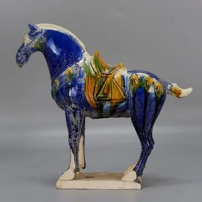 £46.80 • Buy Tang Sancai War Horse Porcelain Ornament Statue China Jingdezhen Porcelain #4