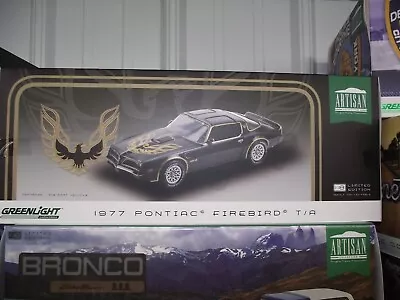 Greenlight 1/18 1977 Pontiac Firebird T/A Black NIB • $30.45