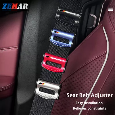 2x Seat Belt Clip Adjuster Buckle For Tesla Model Y 3 For Audi Mercedes-Benz KIA • $7.25