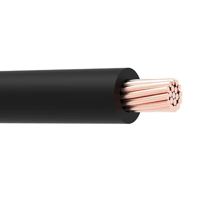 25' 3/0 AWG Copper XLP USE-2 RHH RHW-2 Direct Burial Cable Black 600V • $165