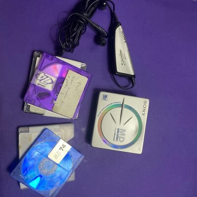 £43 • Buy Sony MD Walkman MZ-E62 Minidisc Player Recorder Vintage Music Mini Disc WORKING