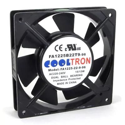 230V AC Cooltron Axial Fan 120mm X 25mm High Speed • $14.99