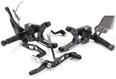 Gilles VCR Adjustable Rearset Kit Black YAMAHA YZF-R1 2007 - 2008 • $690.73