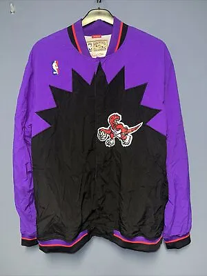 Mitchell & Ness Toronto Raptors NBA Warmup Button Jacket Size 48 XL • $65