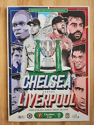 CHELSEA V LIVERPOOL 2022 CARABAO LEAGUE CUP FINAL BRAND NEW PROGRAMME • £17.99