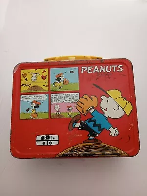 Vintage Peanuts Lunchbox And Thermos • $20