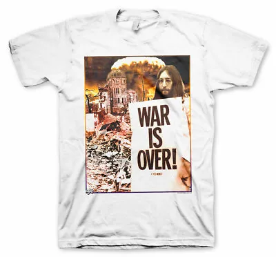 Officially Licensed John Lennon - War Is Over Men's T-Shirt S-XXL Sizes • £19.53