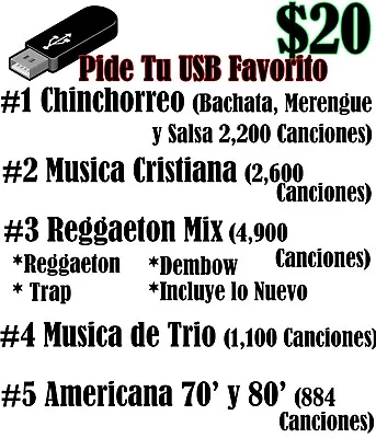 USB Con Musica Variada 16GB Sandisk • $20