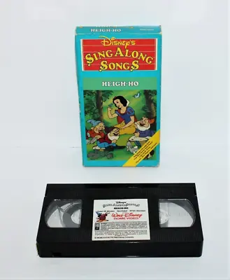 1987 Disney Sing Along Songs VHS Tape Heigh-Ho Tested • $9.99
