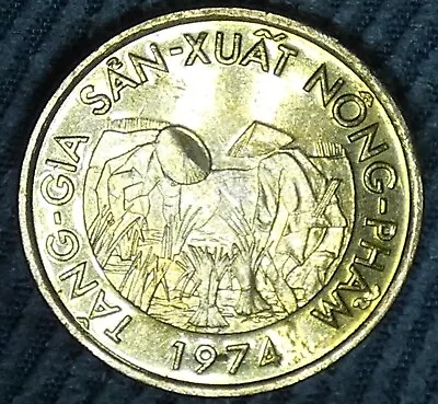 1974 Vietnam 10 Dong Coin Very Good • $3.99