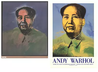 Bundle- 2 Assorted Andy Warhol Mao Posters • $199