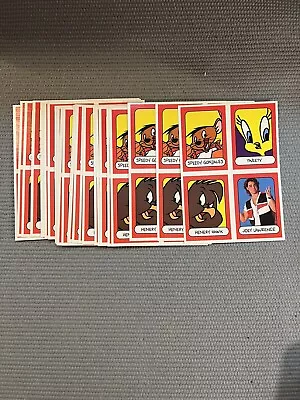 Lot-25 Vintage 1993 Warner Bros. Looney Tunes Uncut Trading Cards Pages Speedy • $23.95