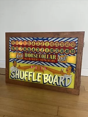 Antique Vintage Shuffleboard Scoreboard • $150