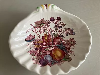 Vintage Masons Ironstone ‘fruit Basket’ Shell Dish • £10