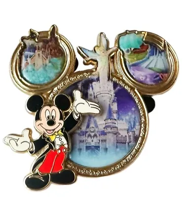 Disney Pin WDW Disney World Destinations Mickey Icon Magic Kingdom LE 1000 • $42.08