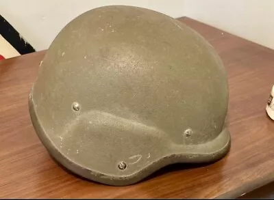 Vintage US ARMY MILITARY PASGT MADE W/ KEVLAR HELMET K-POT MEDIUM USMC • $99.99