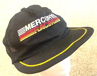 Mercury Marine Outboard Racing Hat Cap StrapBack & Mesh Made In The USA Vintage • $29.99
