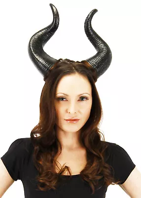 MALEFICENT DELUXE HORNS HEADPIECE Costume Hat LICENSED DISNEY Angelina Jolie NEW • $26.45