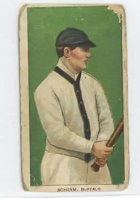 1909-11 T206 #422 George Schirm Batting Poor Batting Piedmont 350 • $40