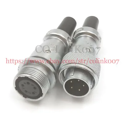 WS16 5pin Power ConnectorAviation Waterproof Connector Electric Circular Plug • $8.92