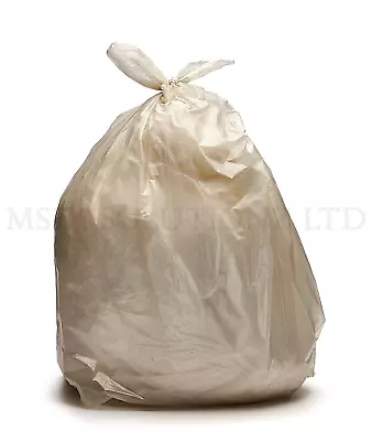 £2.99 • Buy 100% Recycled Refuse Sacks Strong Rubbish Bin Liners Large Waste Bags 18 X29x39 
