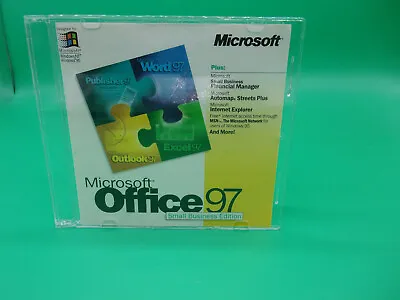 Microsoft Office 97 Small Business Edition W/Certificate No Product Key • $5.99