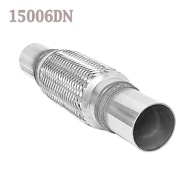 1.5  (1 1/2 ) X 6  X 10  Flex Pipe Exhaust Coupling Quality Stainless Heavy Duty • $15.16