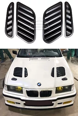 Hood Vents For BMW 3 E36 1991 - 2000 Bonnet Gills Vorsteiner Style M3 GTR • $160