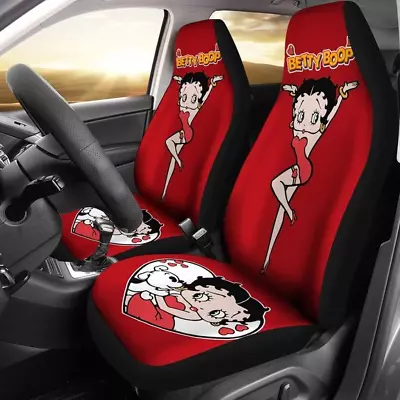 $54.99 • Buy Red Betty Boop Car Seat Covers - Dodge Hellcat Car Seat Covers (set Of 2)