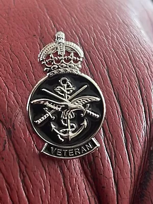 Military Veteran Tie 25mm Pin/lapel Pin Badge • £5.99