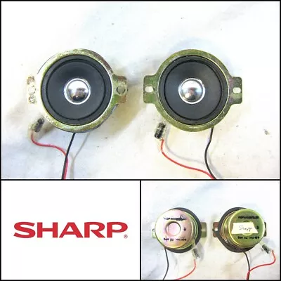 Genuine Sharp Speaker Tweeter Pair (5cm 46W 8 Ohm) • $15