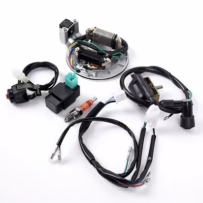 1x Wiring Harness Loom Ignition Coil CDI Magneto Stator 50-125cc Dirt Bike ATV • $52.77