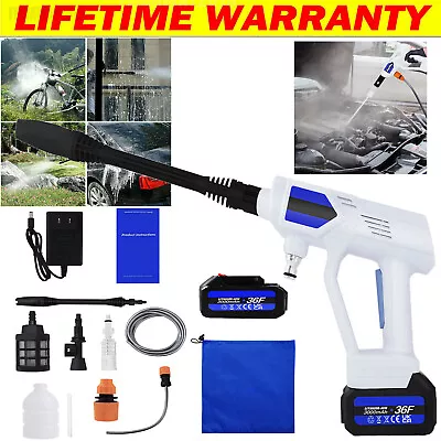 Portable Electric Pressure Cleaner Jet Washer Patio Car Driveway Garden Battery • $61.70