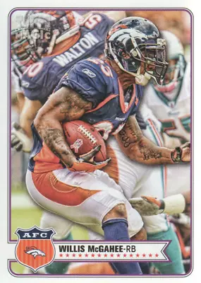 2012 Topps Magic Football Card Pick 2-100 • $0.99